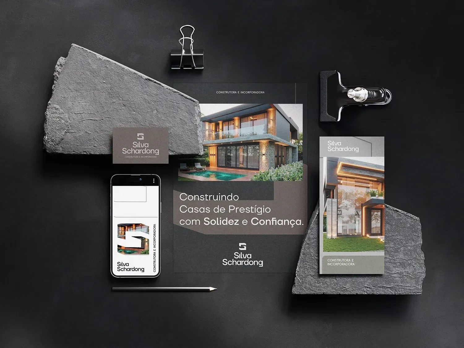 Silva Schardong visual identity applied, image 1.