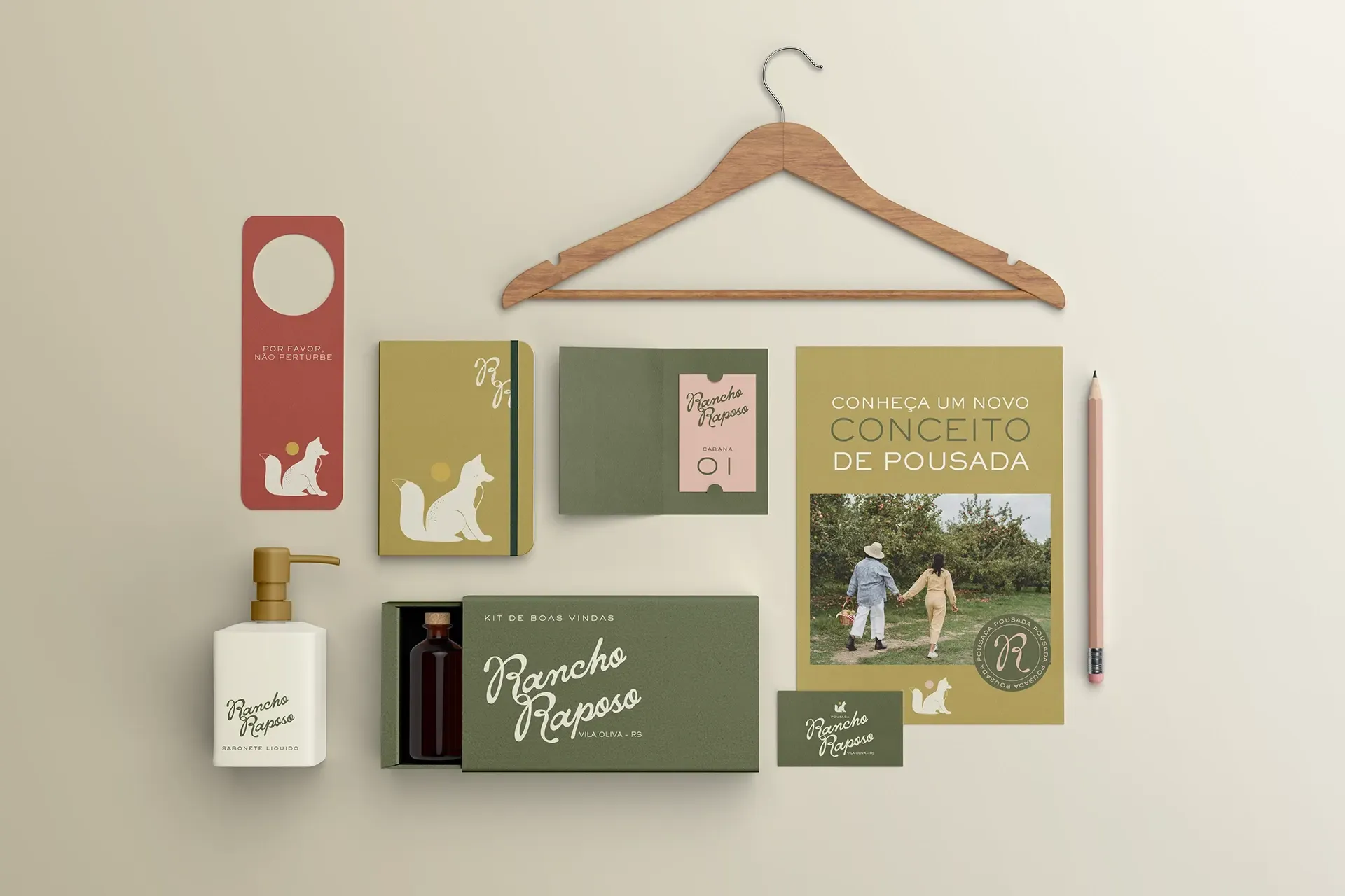 Rancho Raposo visual identity applied, image 2.