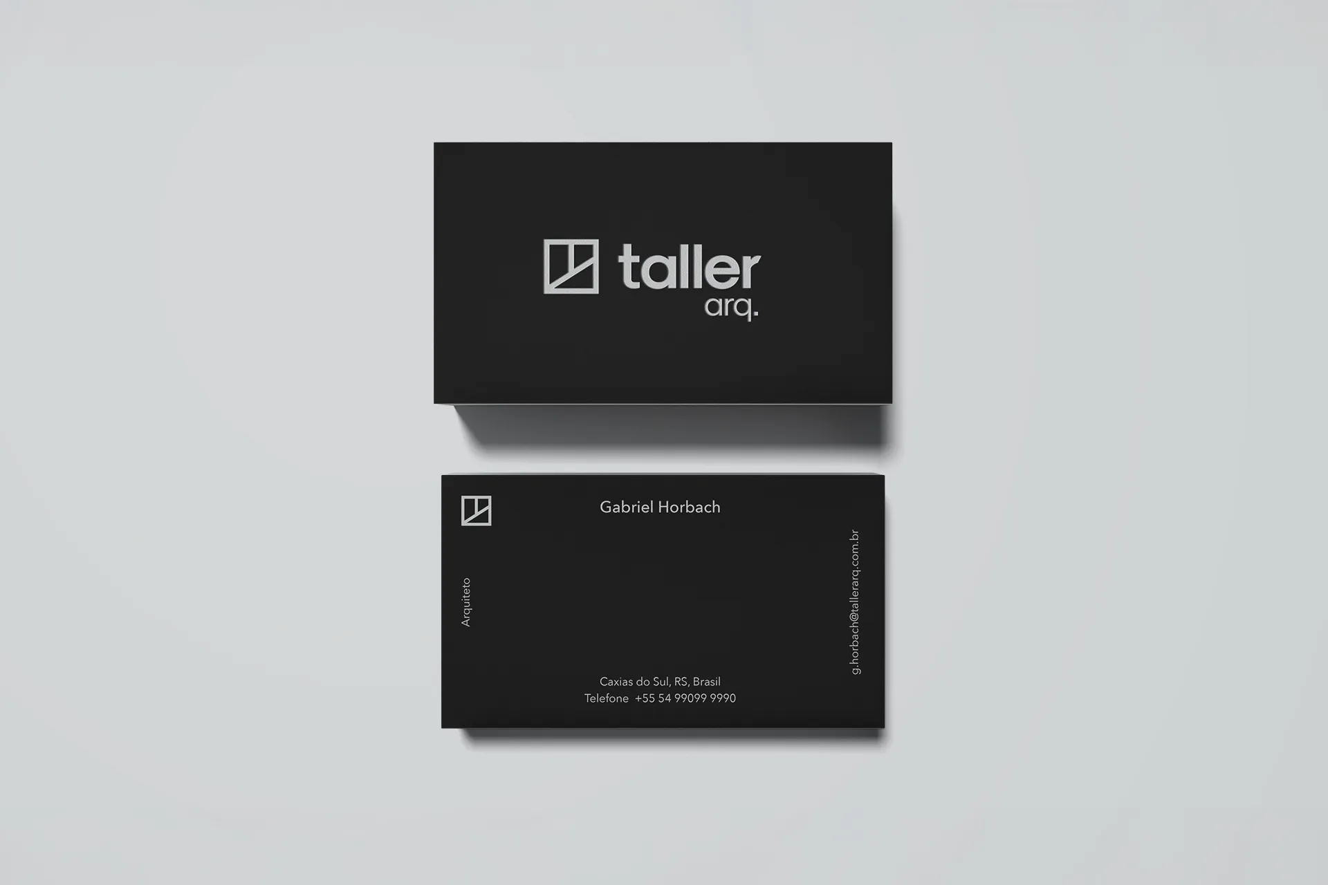 Aplicação da identidade visual da Taller Arq., imagem 3.