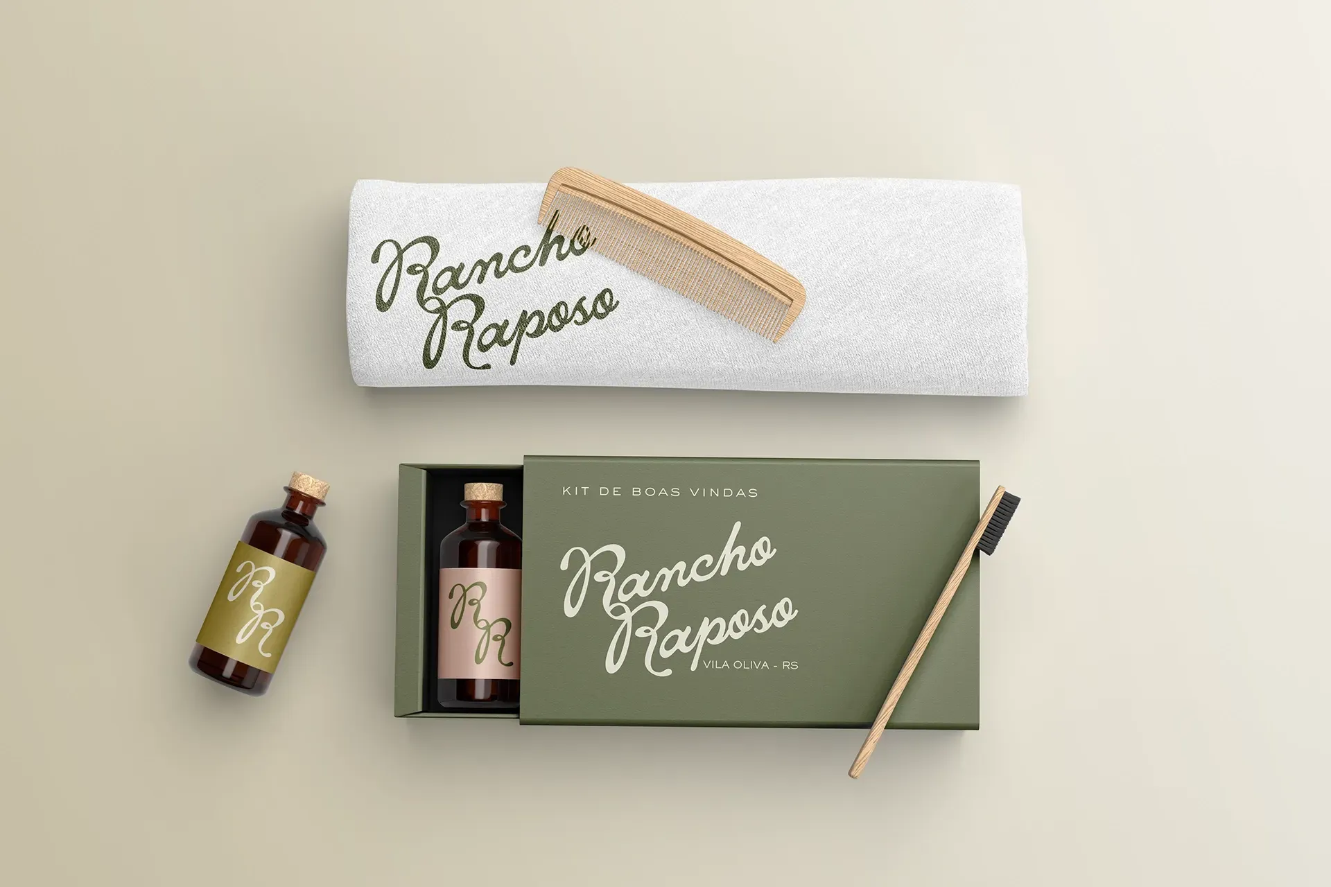 Rancho Raposo visual identity applied, image 5.