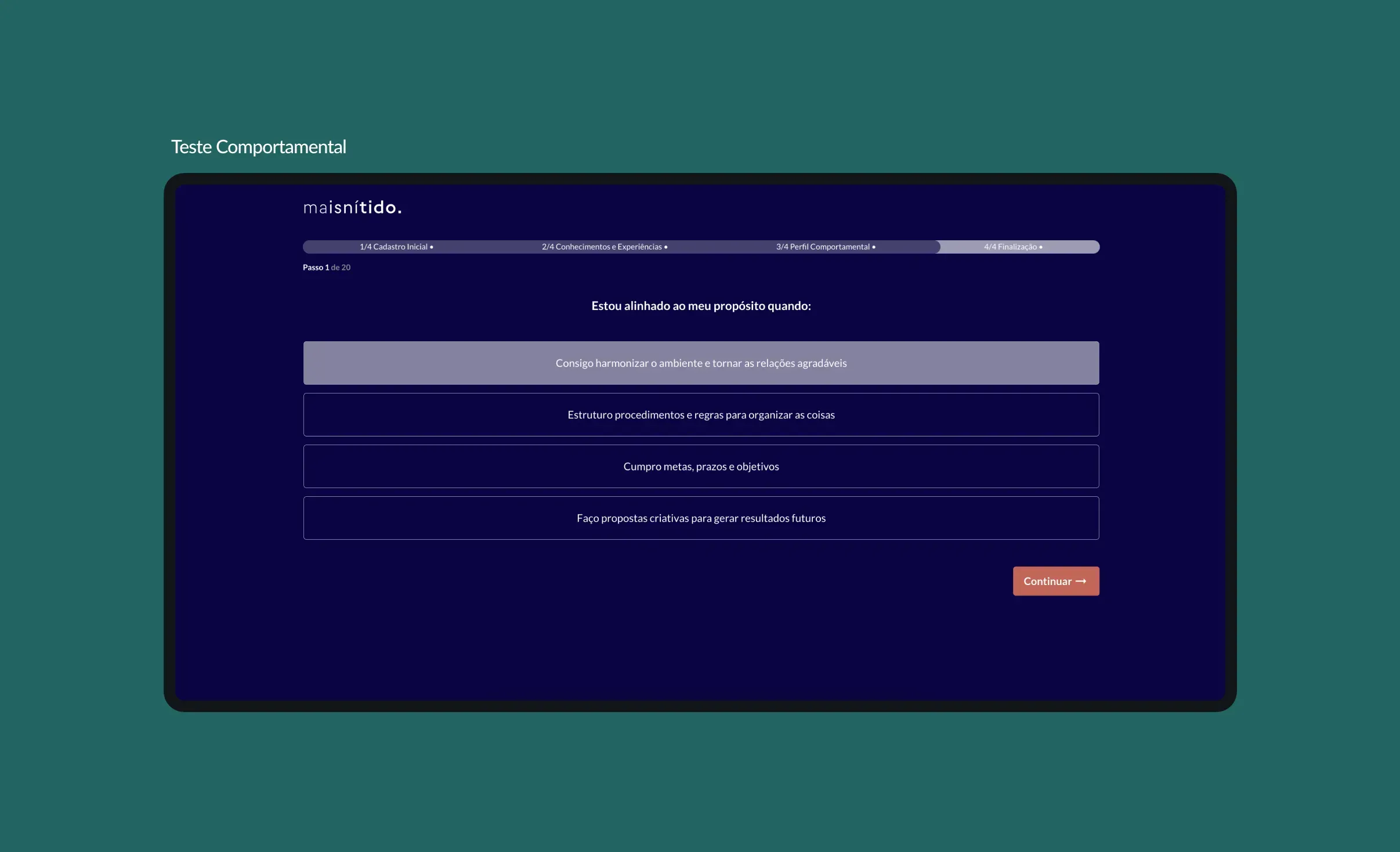 Platform home page showing suggested mentors.