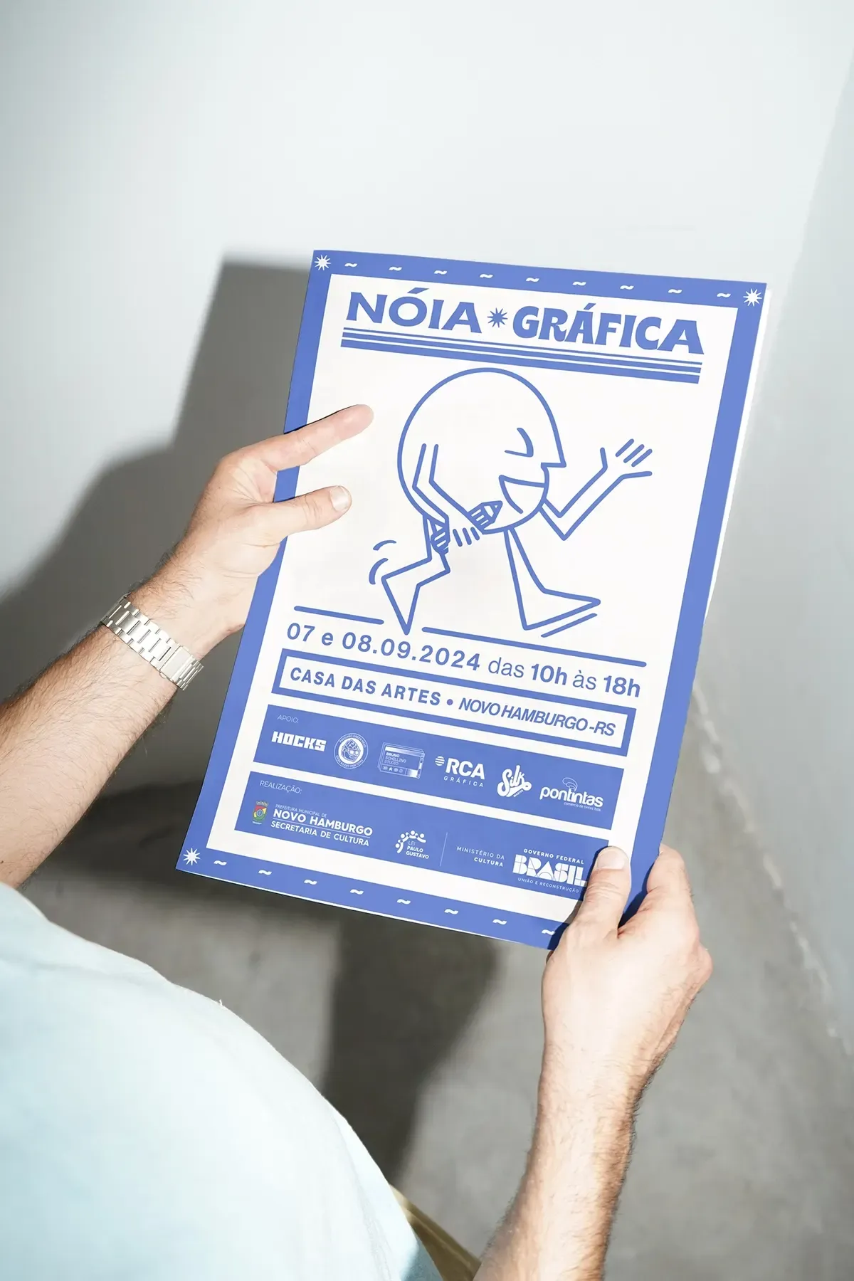 Nóia Gráfica visual identity applied, image 7.