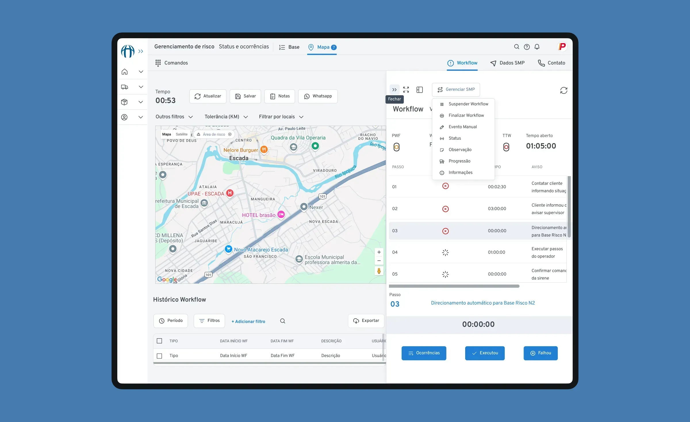 Data table with filters, sorting and column density controls.