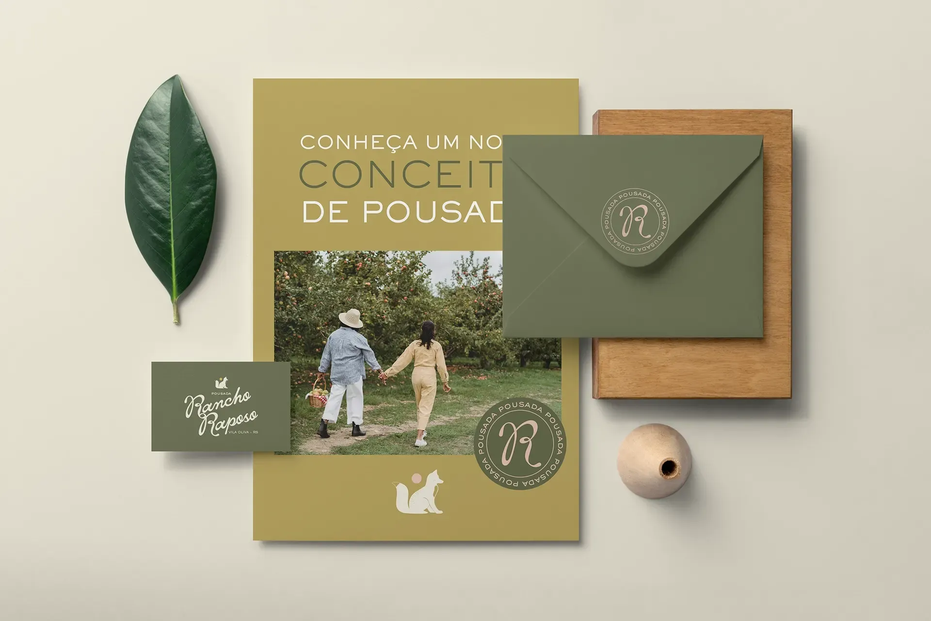 Rancho Raposo visual identity applied, image 9.